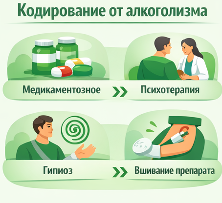 кодирование от алкоголизма в Щучьем Санати