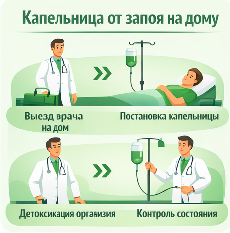 капельница от запоя в Щучьем в клинике Санати